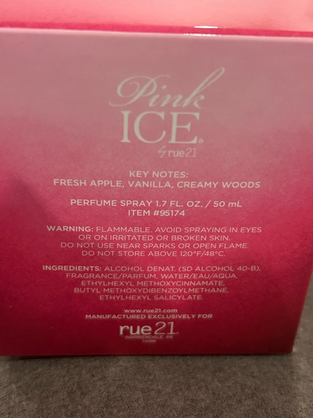 rue21 Pink ICE Fragrance - Picture 4 of 4